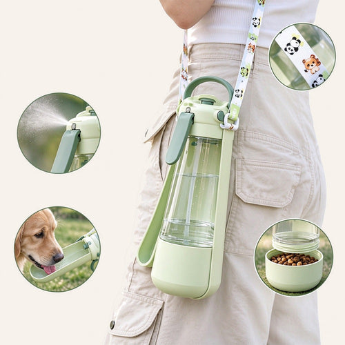 3-in-1 dog water bottle