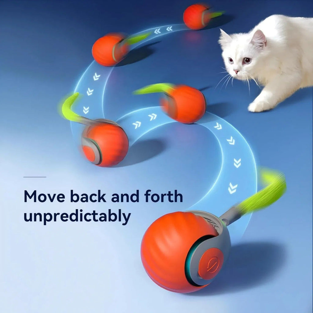 Moves back and forth unpredictably
