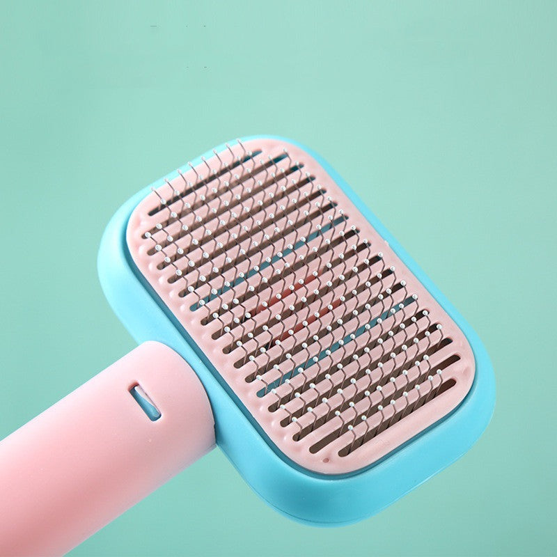 Massage comb close-up
