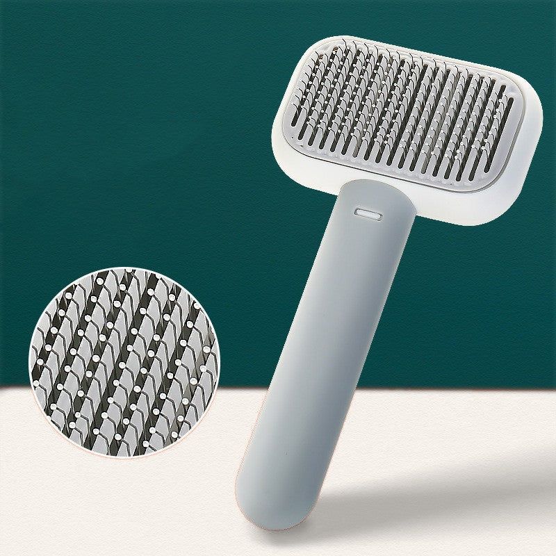 Massage comb in grey