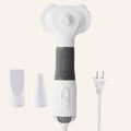 Pet hair dryer with nozzles