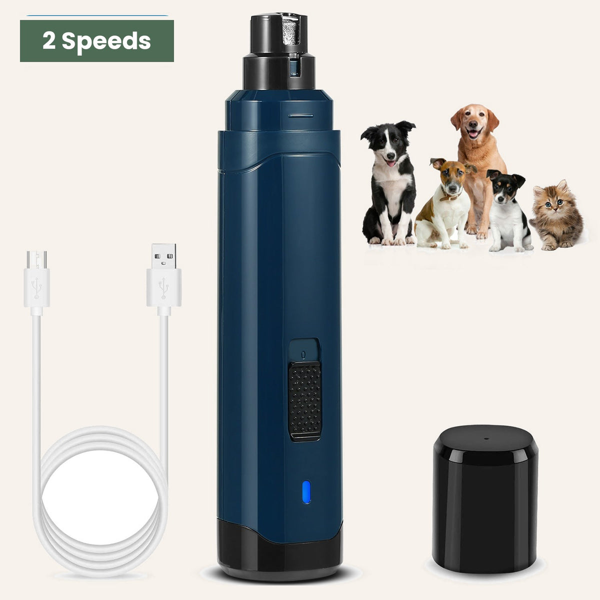 Quiet Rechargeable Nail Grinder