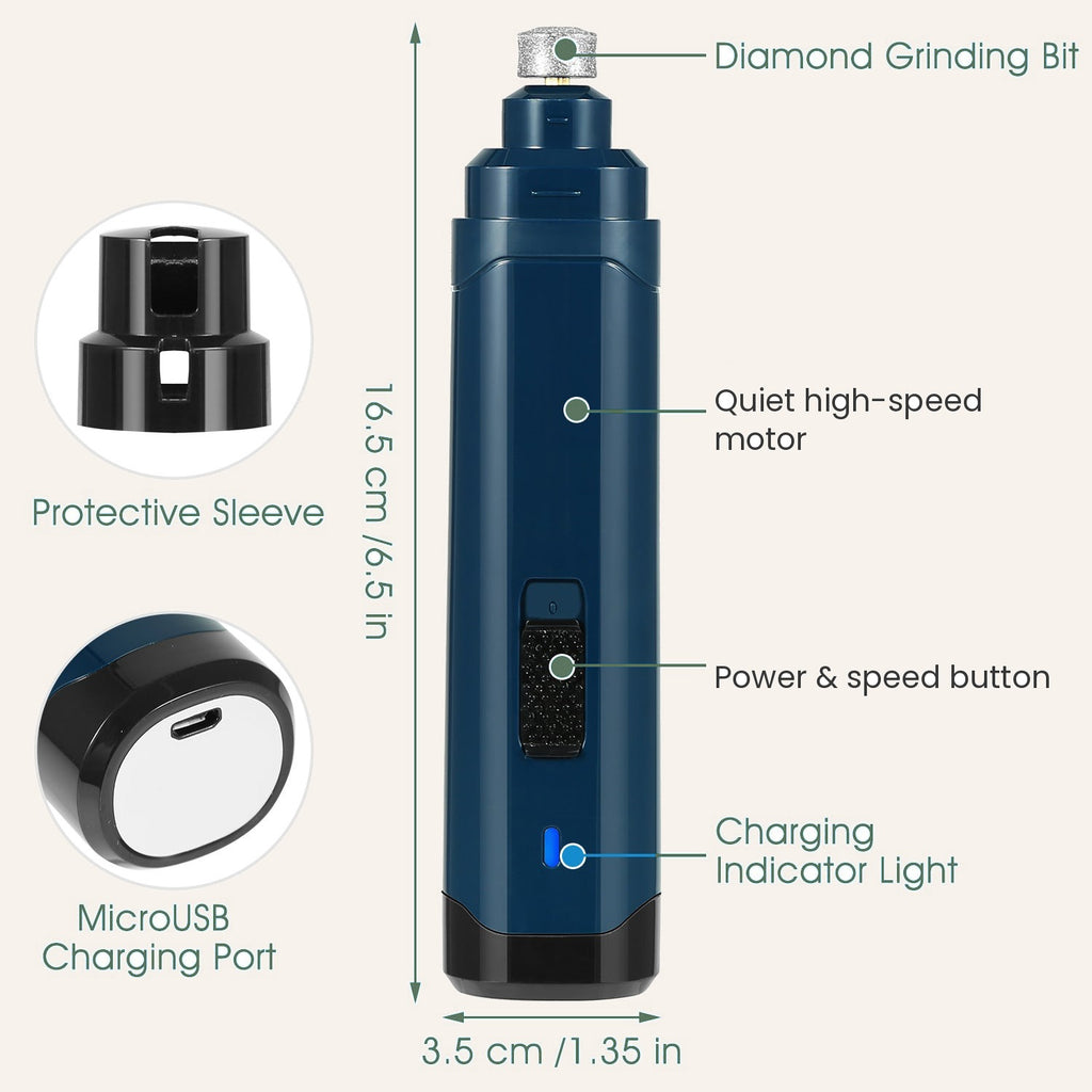 Nail grinder features