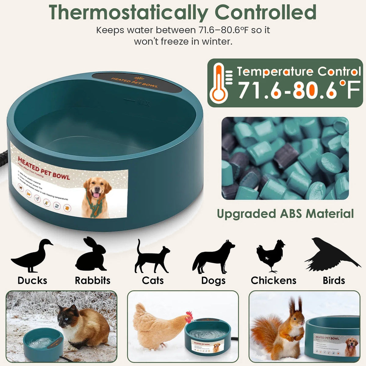 Thermostatically controlled