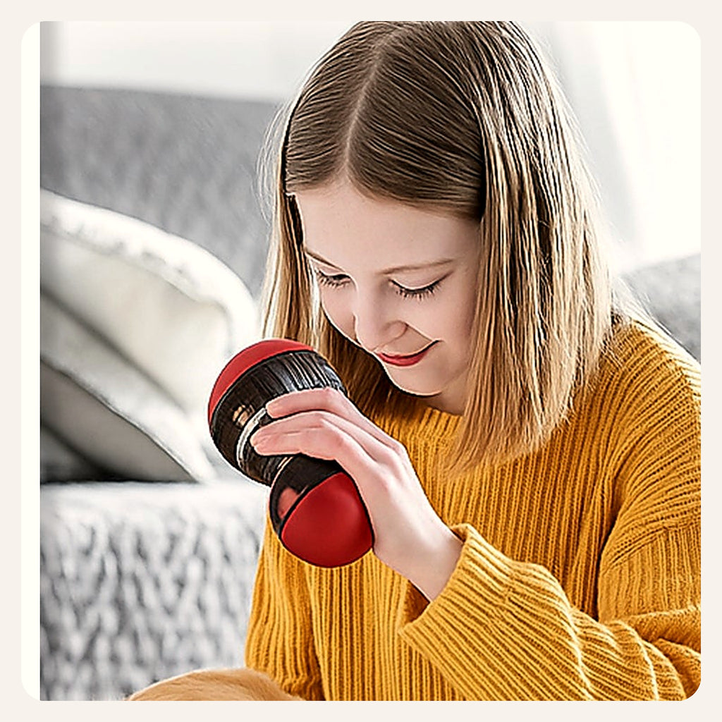 Filling the red puzzle ball