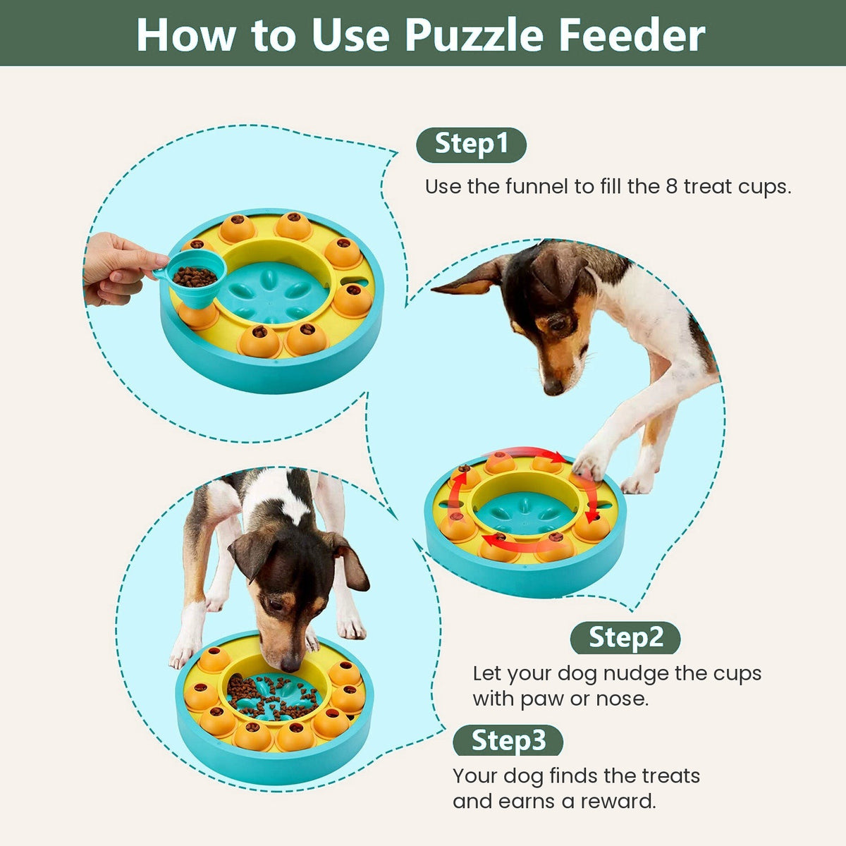How to use the puzzle feeder