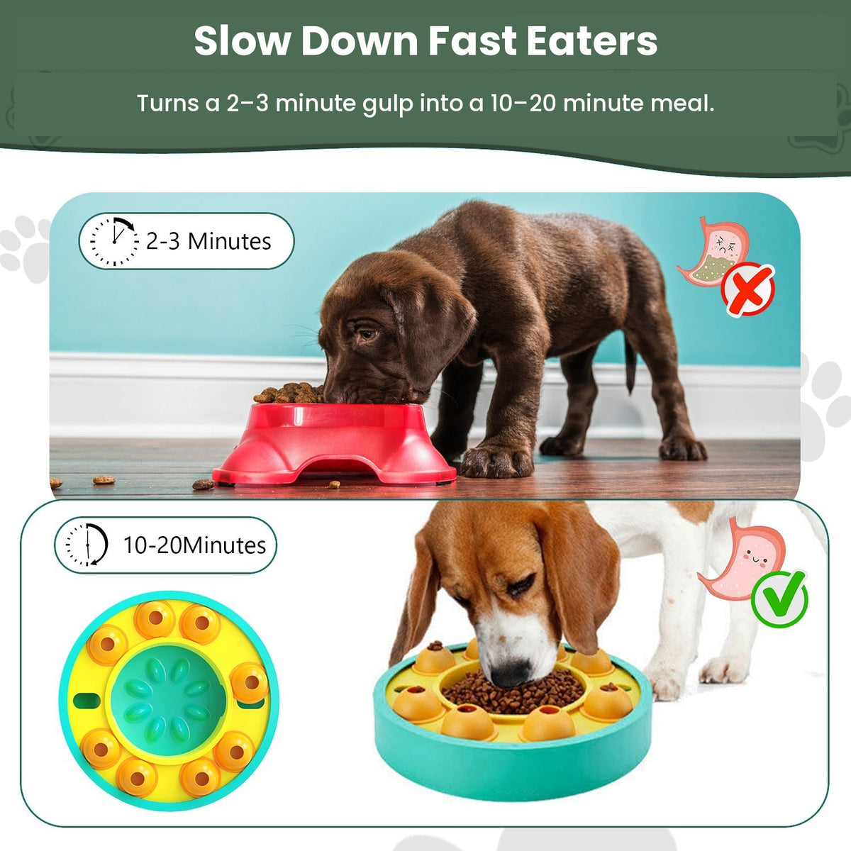 Slow down fast eaters