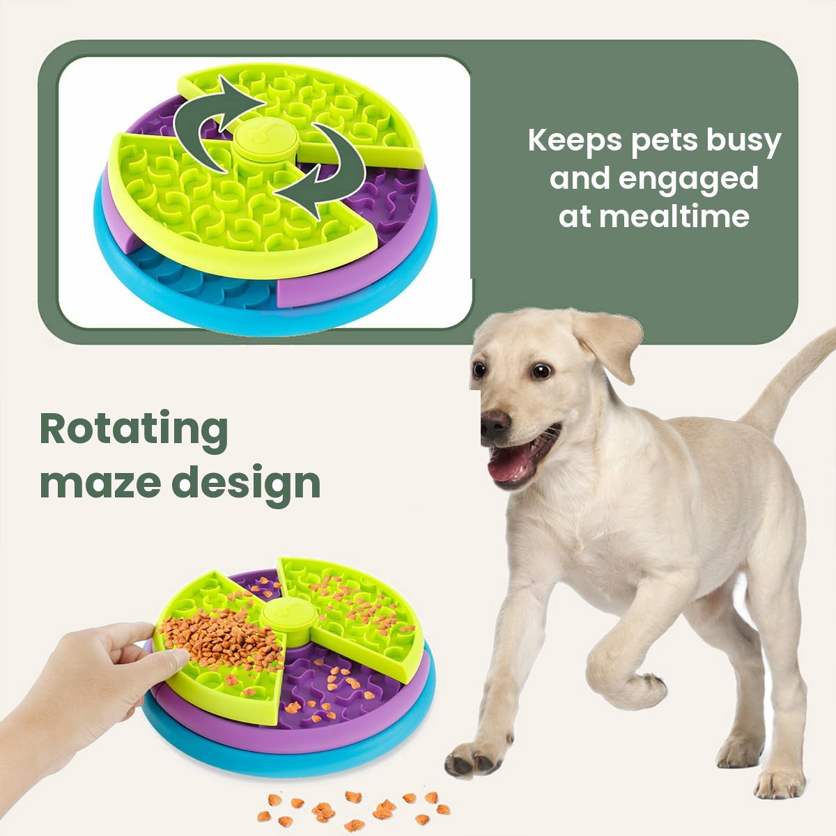 Rotating maze design