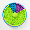 Rotating puzzle feeder top view