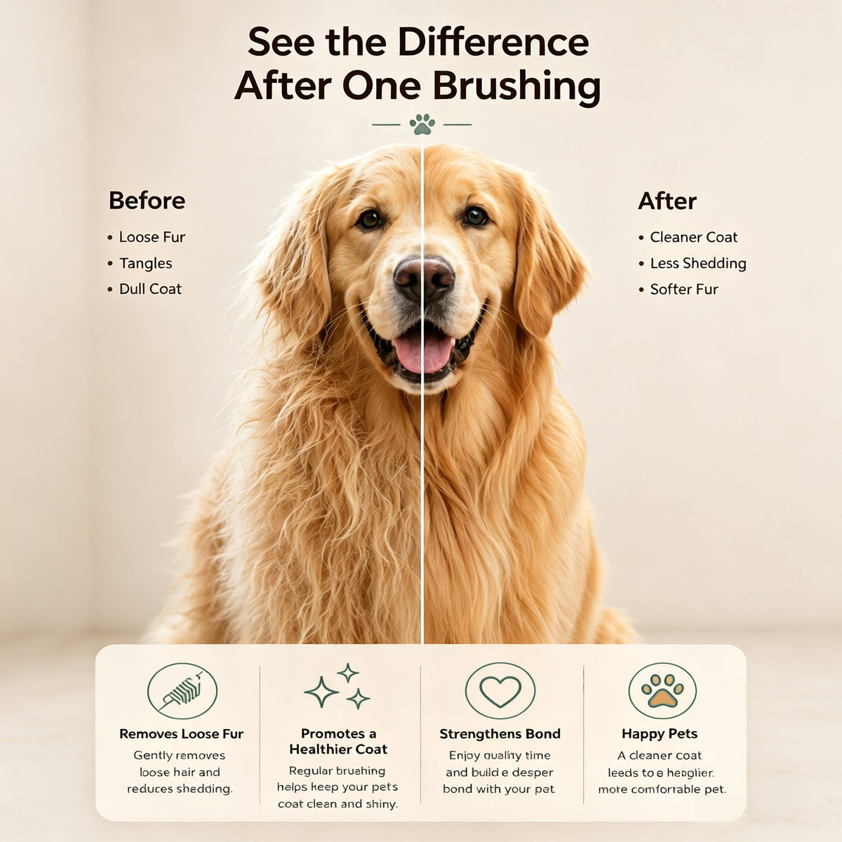 See the difference after one brushing