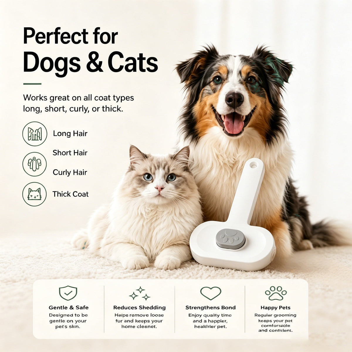 Perfect for dogs and cats