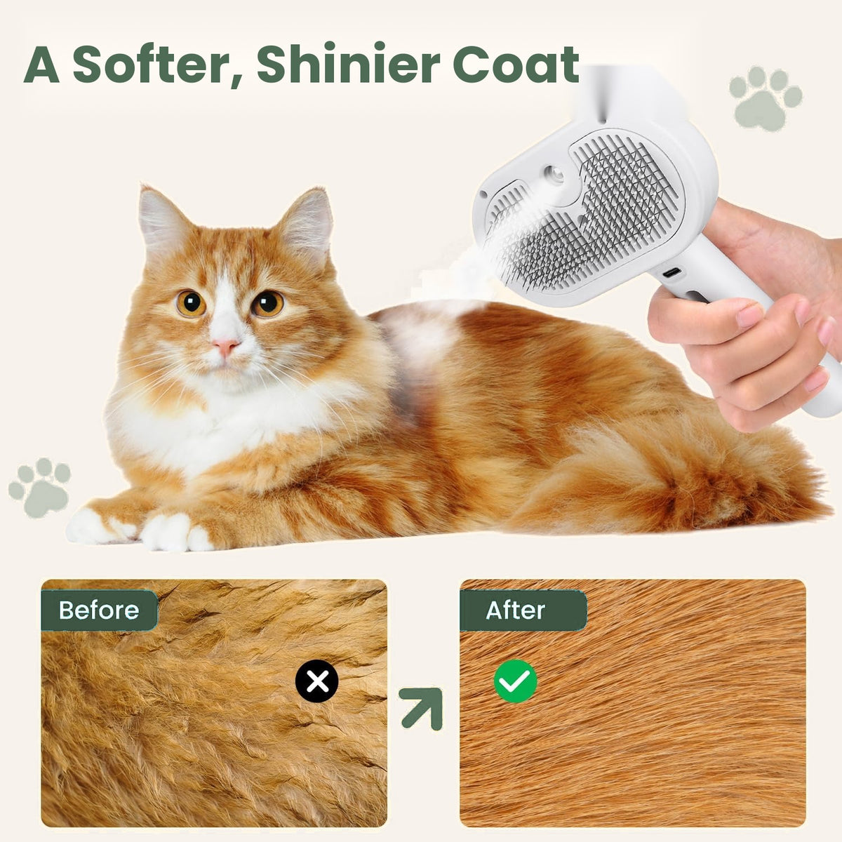 A softer, shinier coat